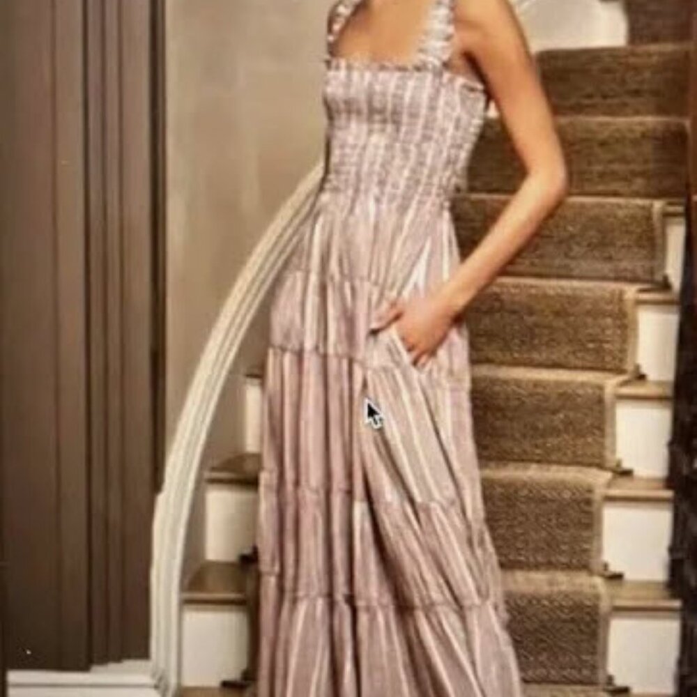 La Ligne Vera Midi Stripe Dress